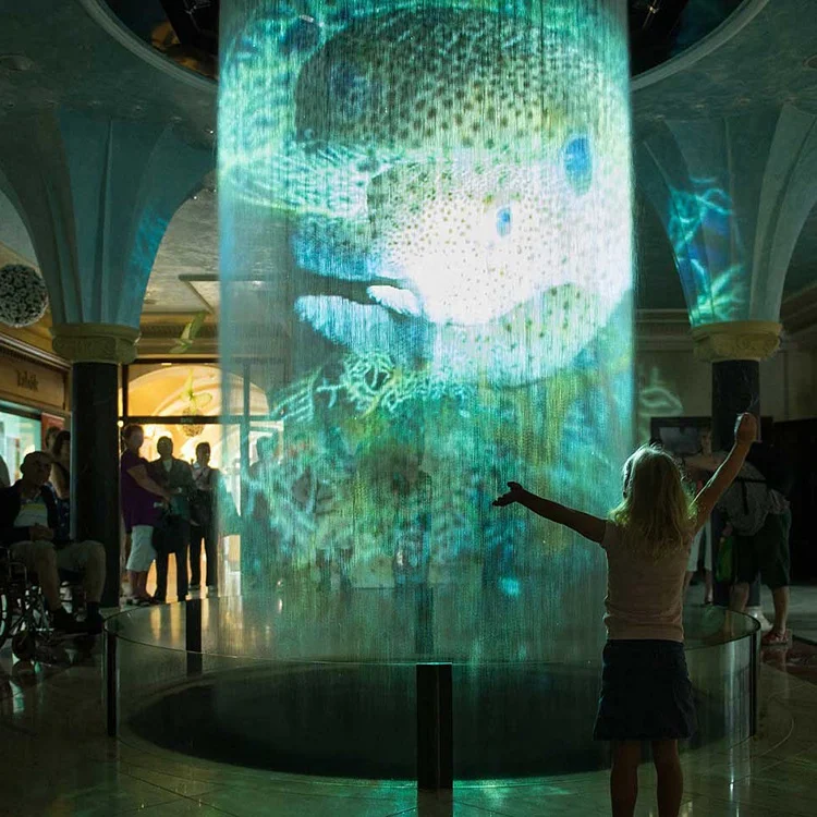 Фенлин современные сценические водные особенности сады цифровой водопад фонтан