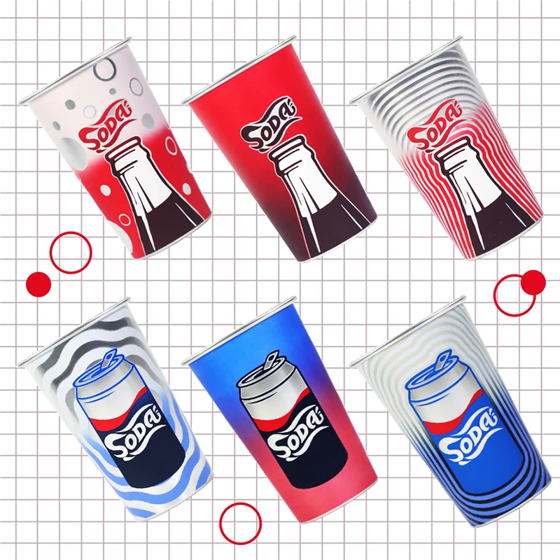 Color changing logo mug reusable manufacturer party beer cold drink metal chill aluminum cup