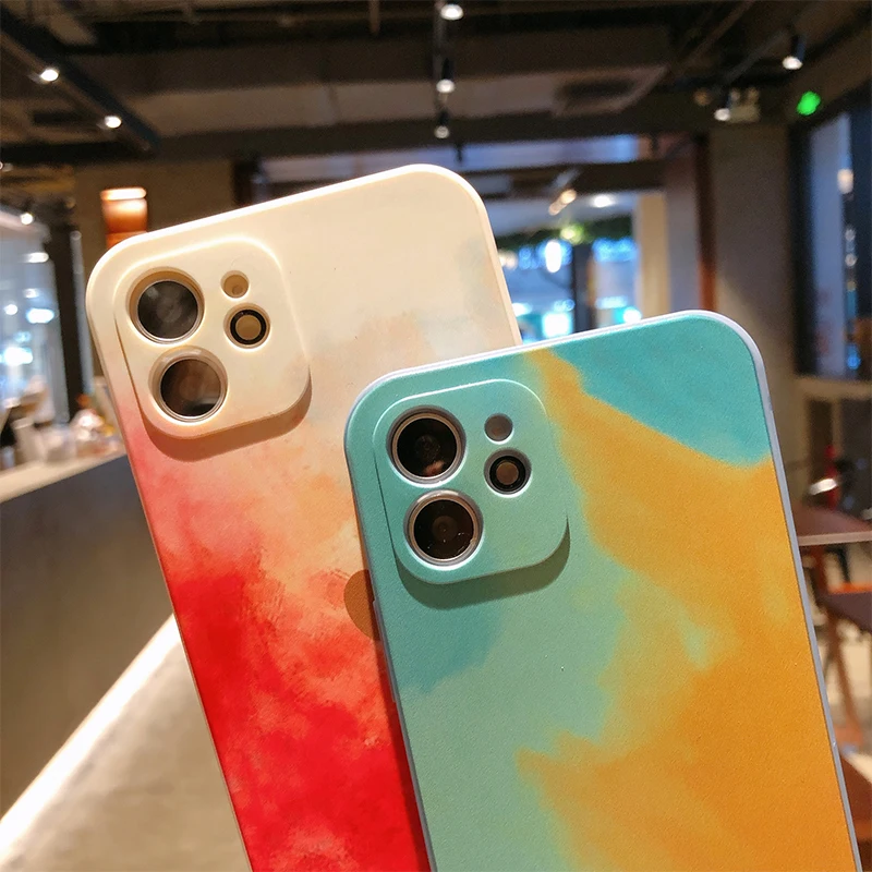 Factory wholesale For Iphone X Electroplating Clear TPU Phone Case Three Edge Contrast Color Mobile Phone Back Cover For Iphone