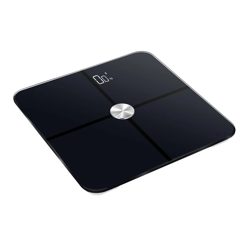 Software Reengineering Modern Style 180kg ITO Glass Conductive Coating Bathroom Scale Body Fat Smart Scales With An APP