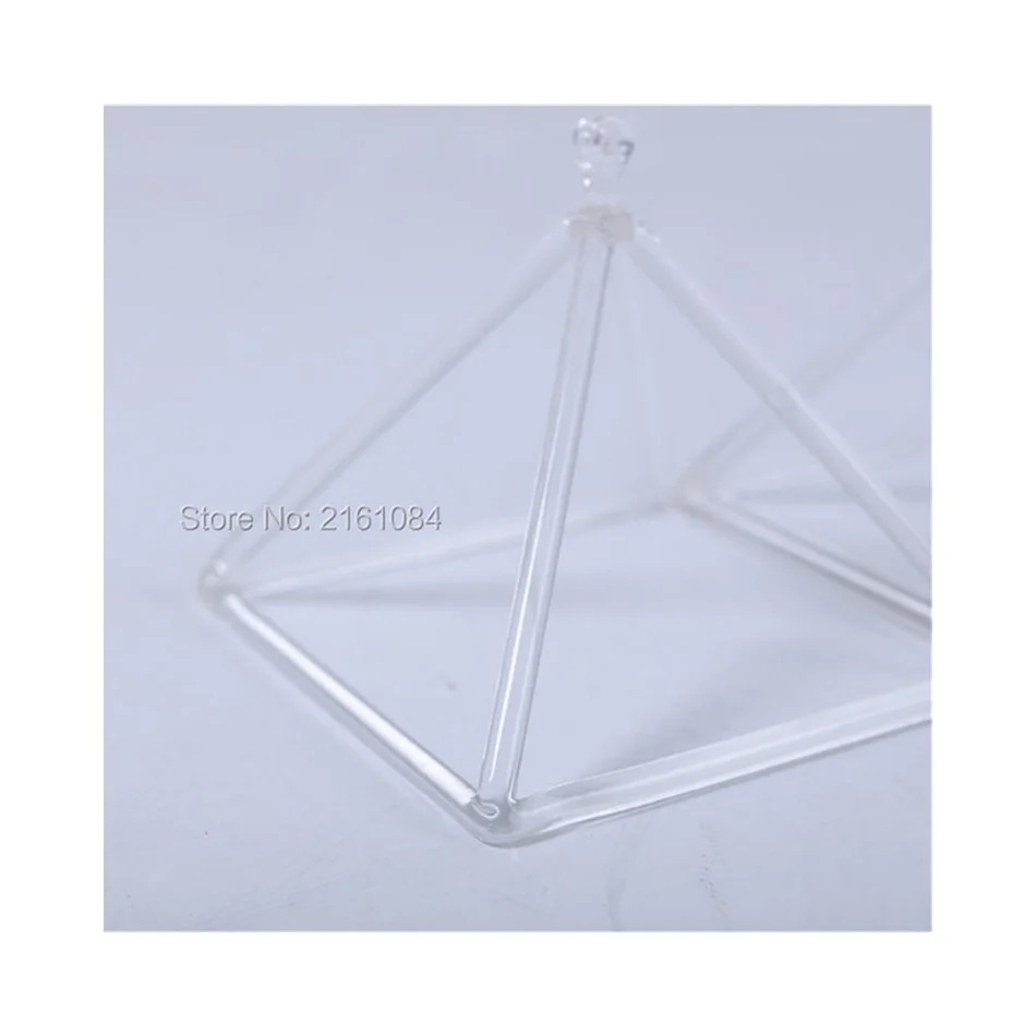 Quality Assurance Clear  99.99% Pure Quartz Sound Therapy Music Quartz Crystal Singing Pyramid