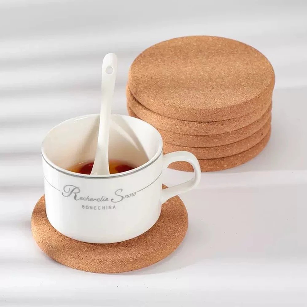 custom factory wholesale bulk blank cork coasters for drinking