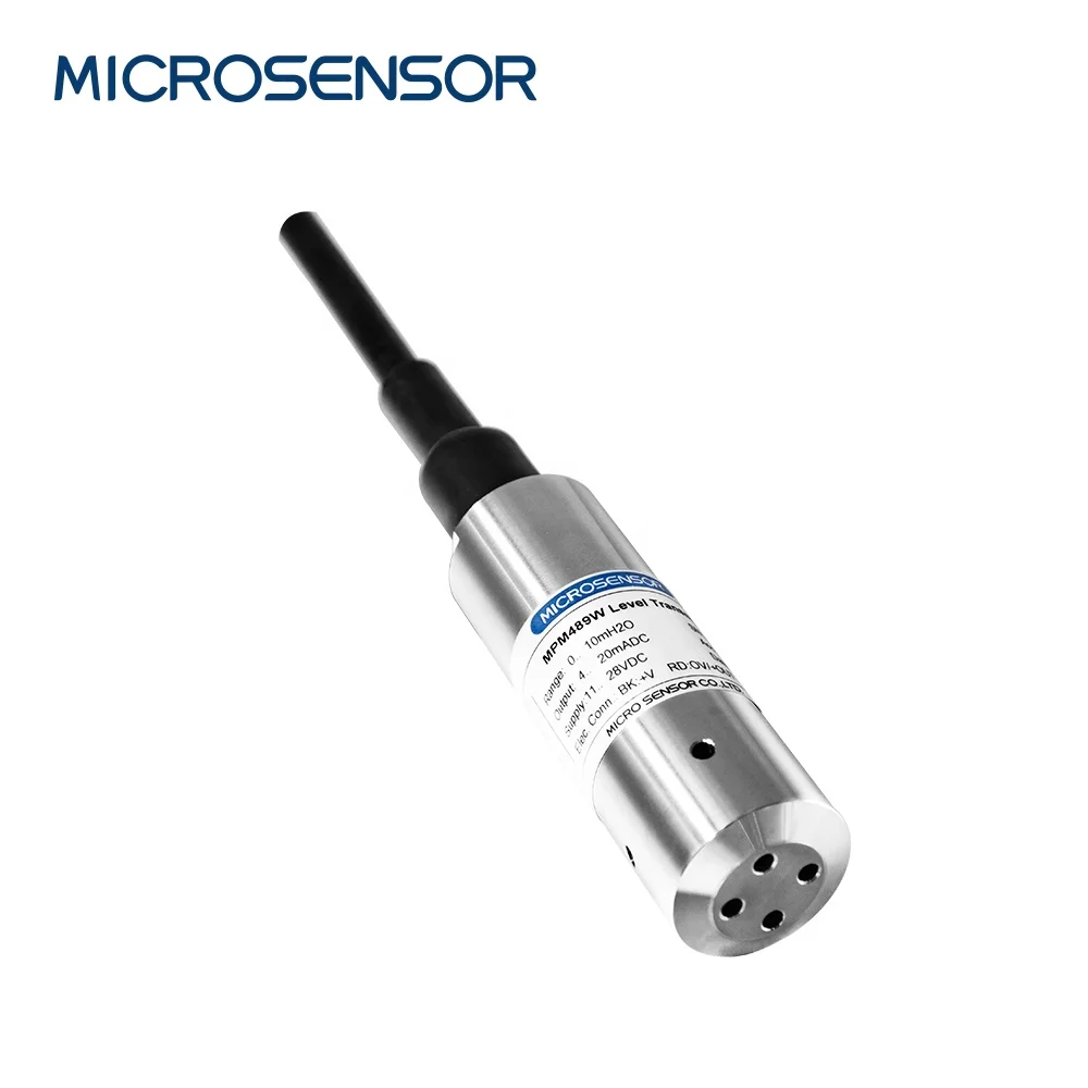 Microsensor ATEX Certificated 4~20ma DC Oil Pressure Transducer MPM489W Water Tank Pressure Transducer