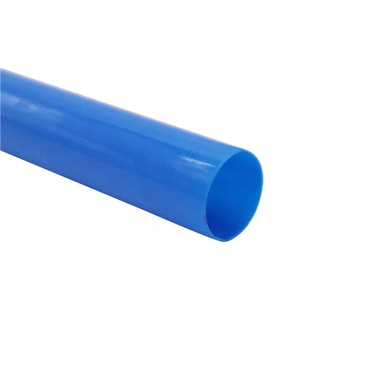 Factory Custom Polycarbonate Tube Plastic Extrusion Blue Polycarbonate Pipe Plastic Round Tube Pipe For Led Lighting
