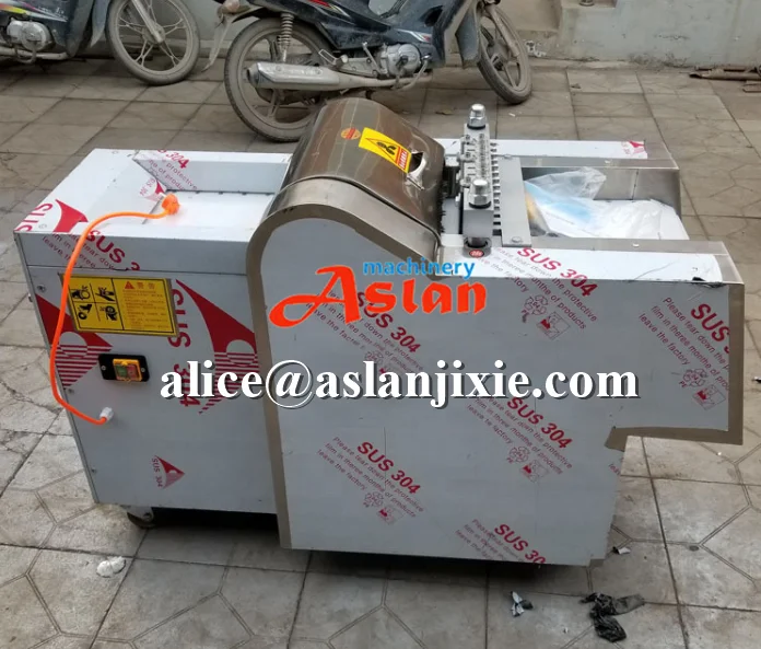 automatic stainless steel frozen beef meat cutter/Mutton meat cube cutting machine/frozen chicken breast dicing machine