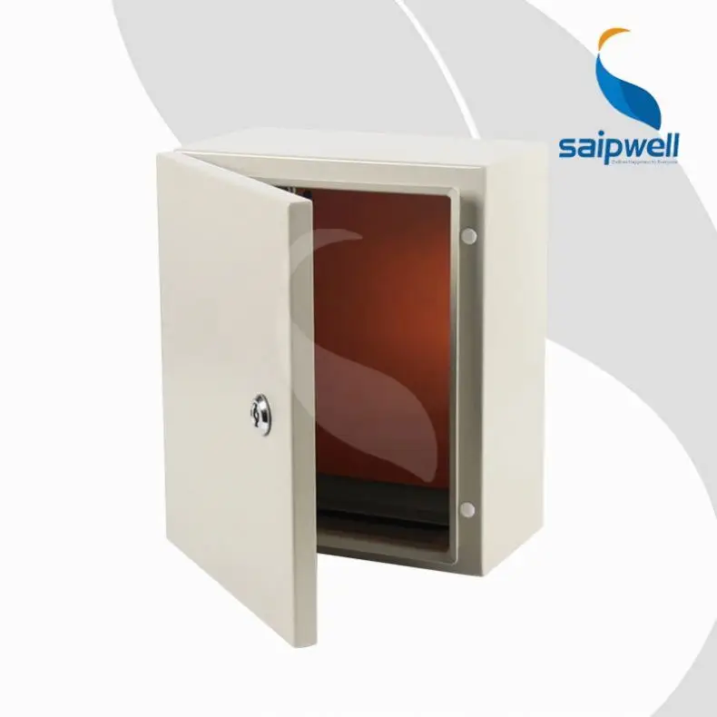 Saipwell IP66 300*250*200mm Waterproof Metal Box Electrical Power Distribution Box Cold-rolled Steel Distribution Box