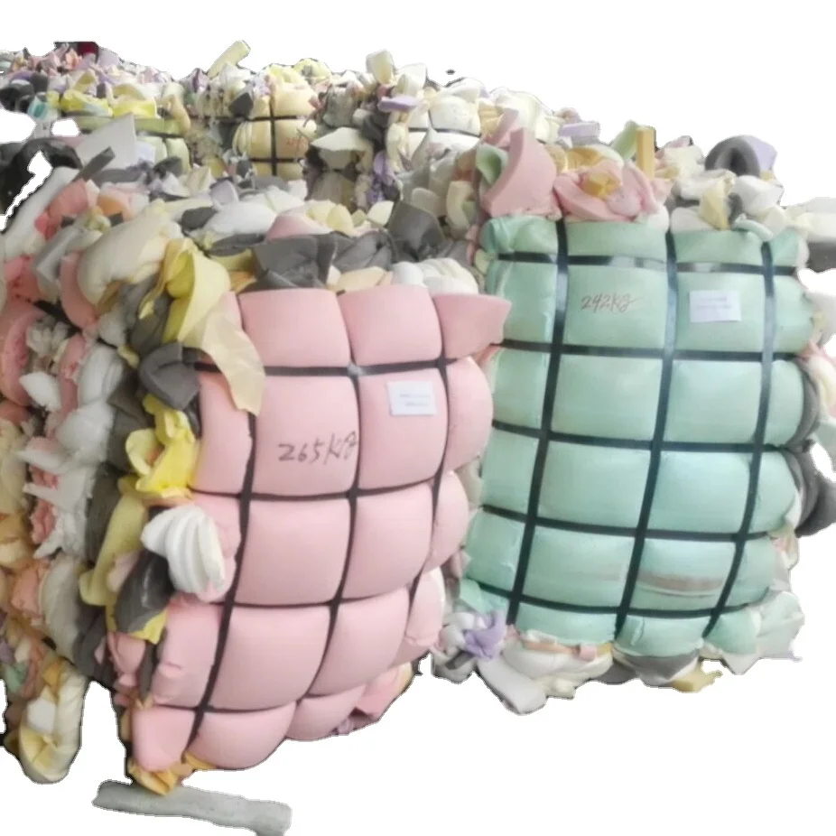 High quality shredded memory foam scrap recycled sponge