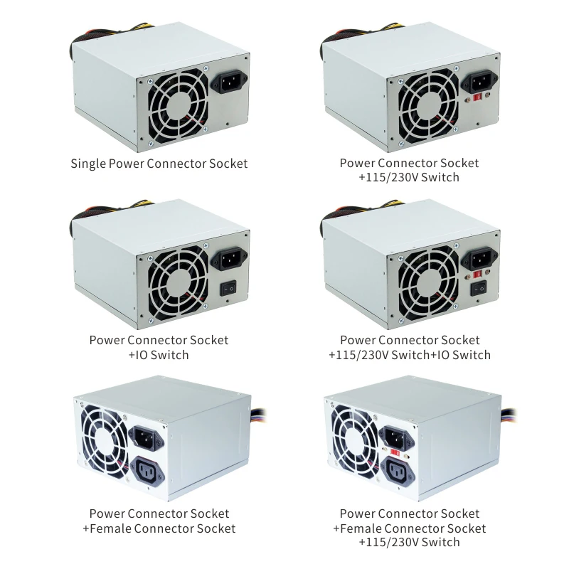 Высококачественный сверхэффективный компьютерный блок питания ATX E400 200 Вт переключатель источника fonte