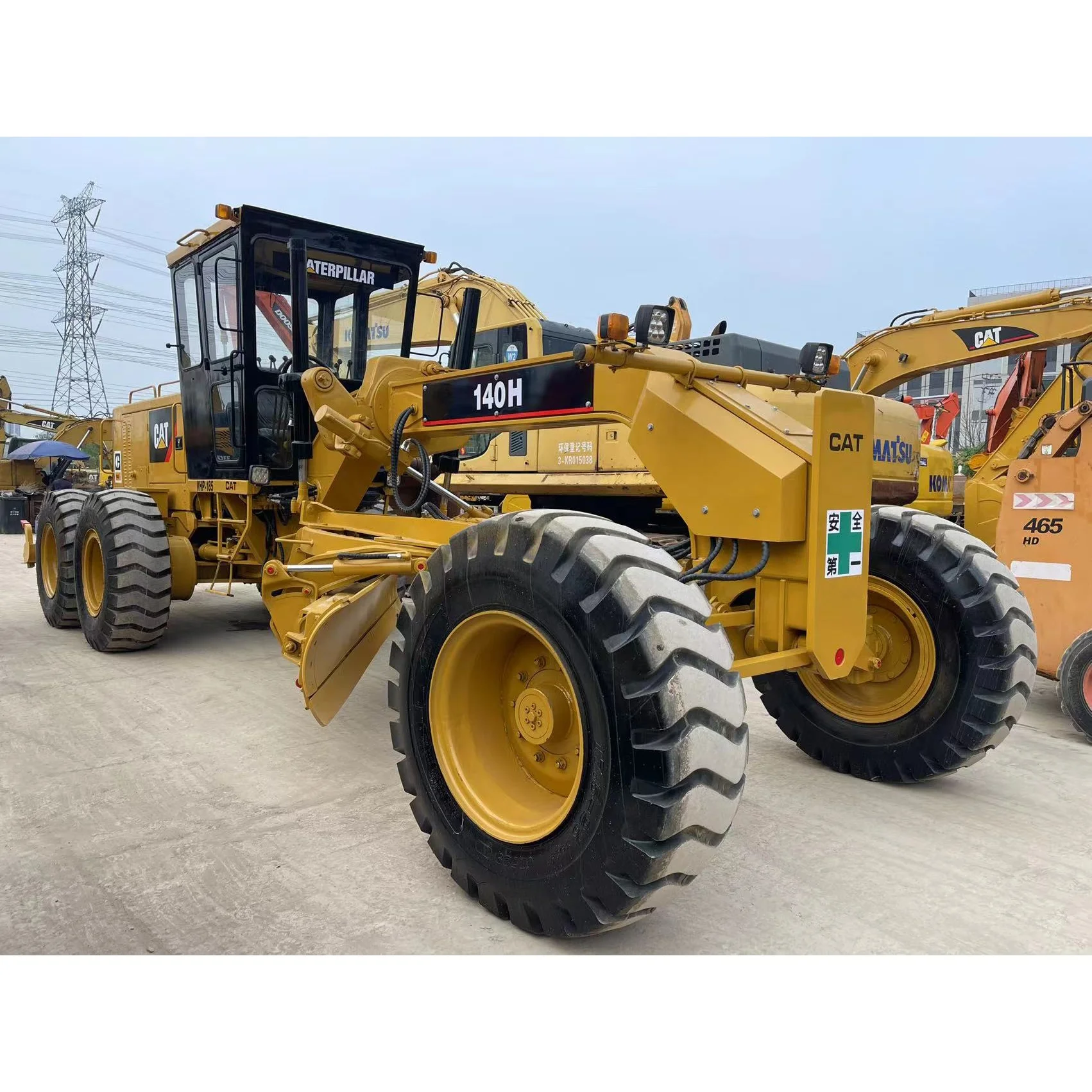 Used Motor Grader Used Cat 12H 140K 140H 140G14G Used Engines CE Caterpillar Provided Motor Pump ORIGINAL Sale Gives Cat Engines