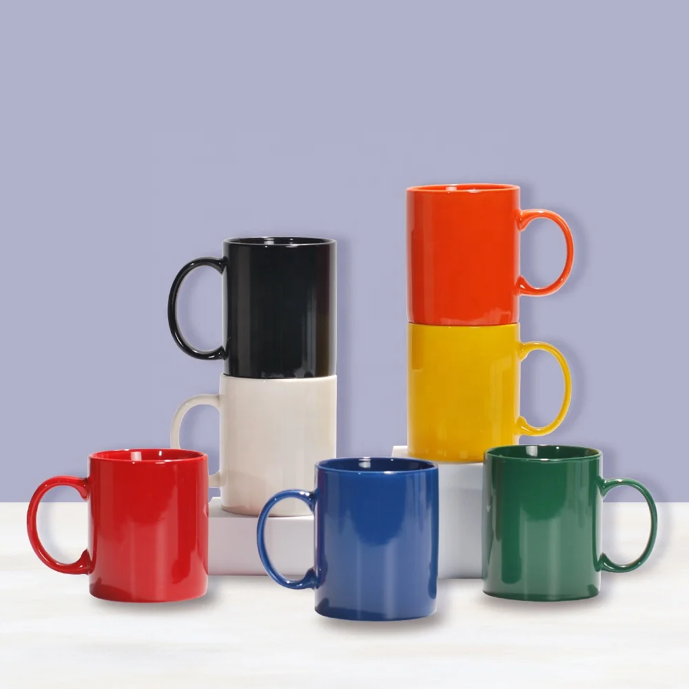 Best Selling Flower Pot Ceramic Bowl Jug Camping Mug Gold Rim Camp Cup With Lid 15 Oz Sublimation Blank