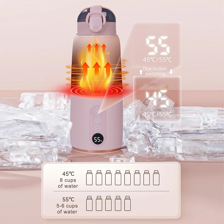 300ml portable baby bottle milk warmer 4 in 1 baby milk bottle warmer sterilizer dry burn