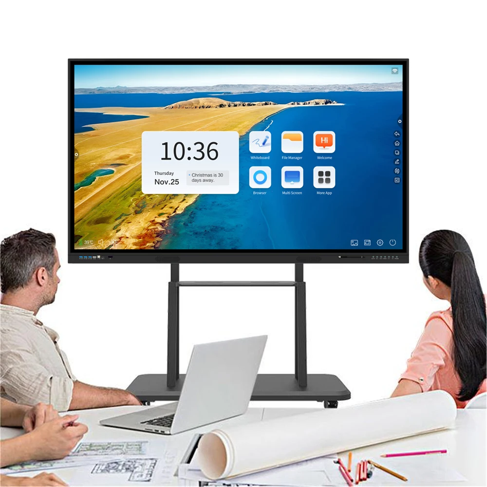 OEM ODM 100 inch Interactive Flat Panel Multi Touch Screen Digital Whiteboard Smart Board for Education Conference