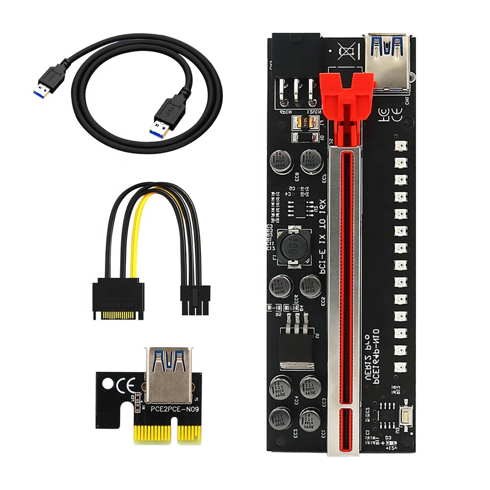 VER12 Pro PCIE Riser Cabo Riser PCI Express X16 Extender For GPU Graphics Card One-stop BOM service