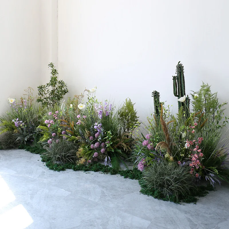 Artificial Persian Leaves Plant Artificial Shrubs Leaves Faux Greenery Bushes Artificial Flower Home Garden Office Wedding Decor