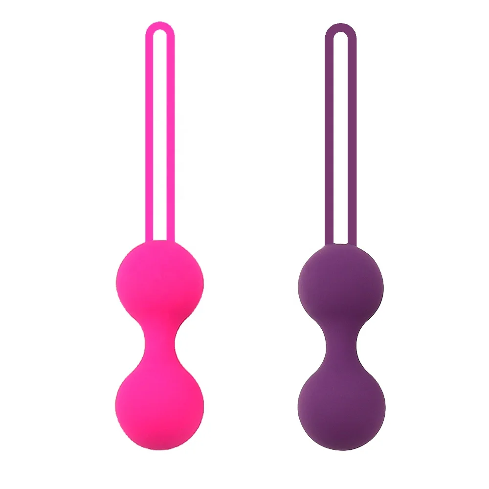 Pelvic Floor Exerciser Kegel Balls Vaginal Tightening Silicone Sex Purple Waterproof Toy Steel Medical Rohs Color vagina ball