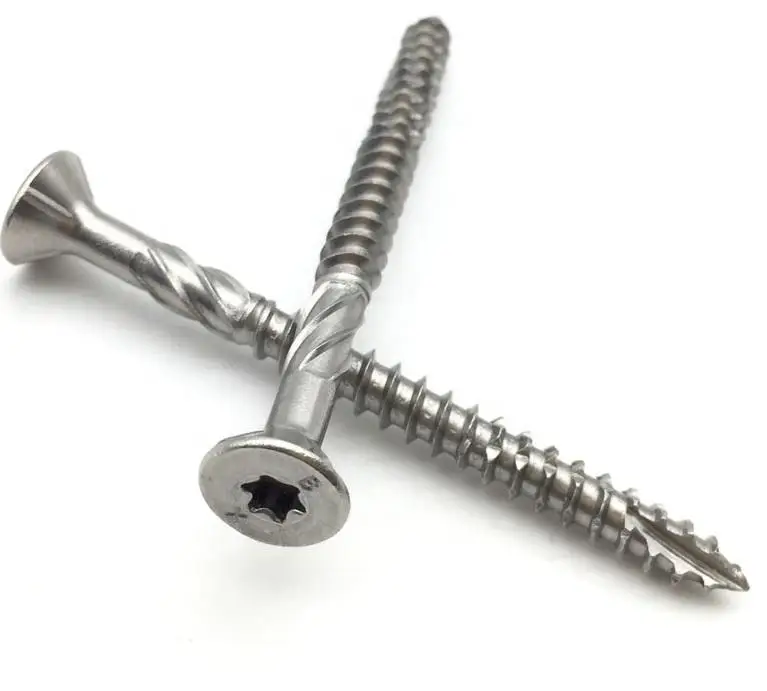 304 ss countersunk head torx stainless steel A2 wood screws PH /Pozi drive self drilling screws