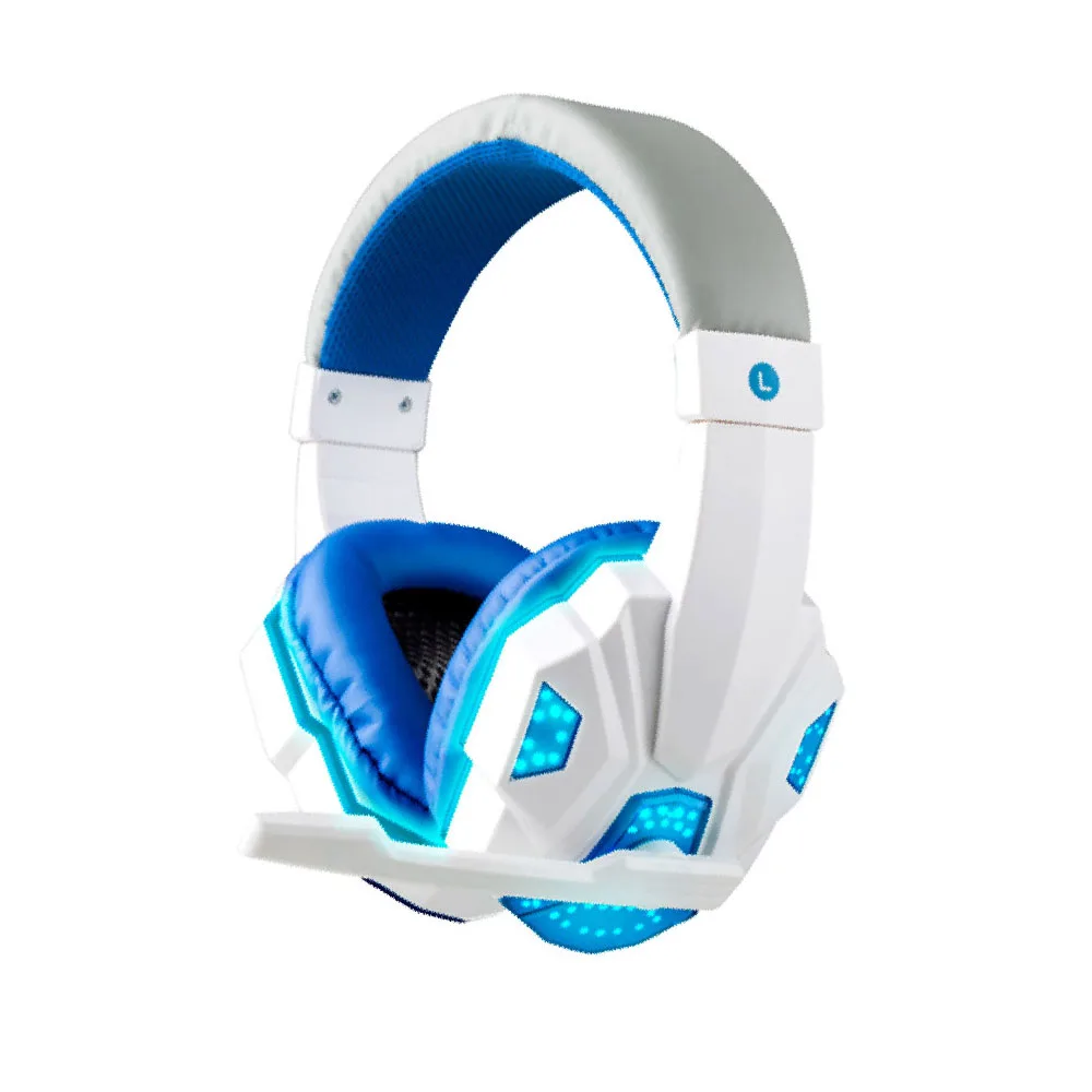 GW001 high bass headphones gaming headphones led cheap gaming headphones with microphone