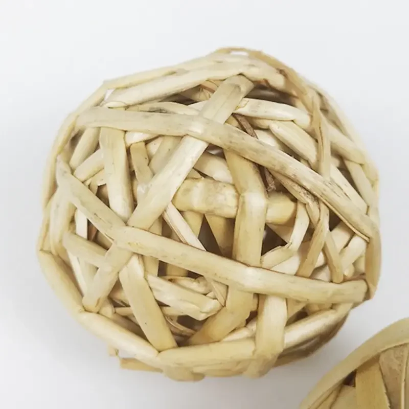 Rabbit Ball Toys Bunny Treats Toys For Teething Small Animal Chew Toys Grass Ball for Guinea Pig Rabbit Hamster