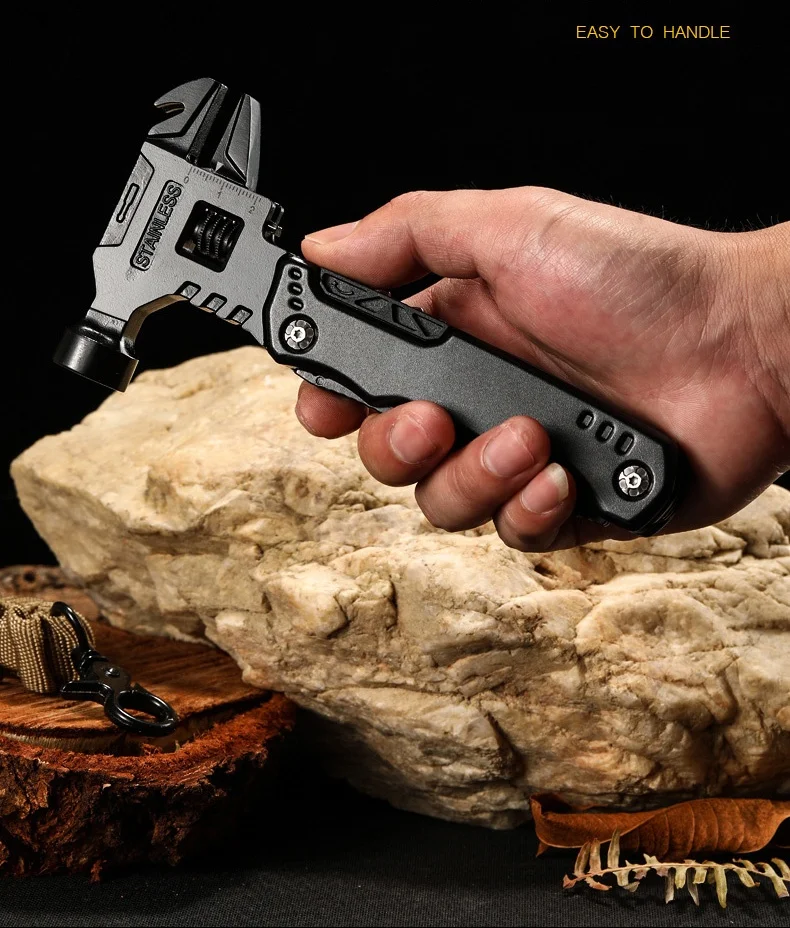 16 in 1 Multitools High Quality Multifunctional Pliers Multitool Claw Hammer Adjustable Wrench Multitool