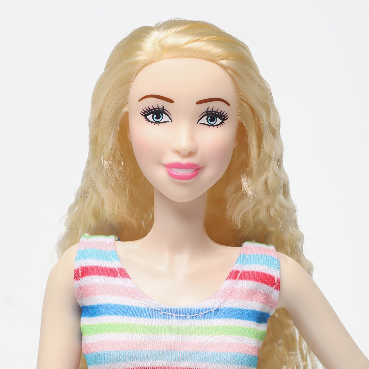 Articulated plastic toy doll naked high quality nude small girl doll