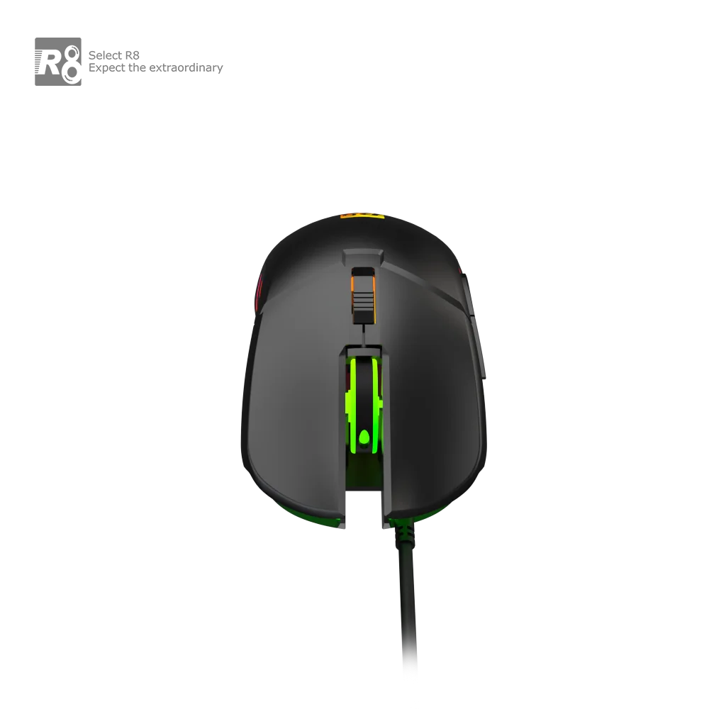 2023 Cheapest coloful rgb LED backlight wired 6D optical gaming mouse for Desktop Computer