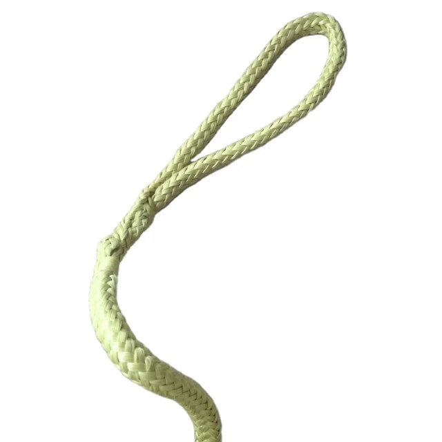 High Performance 8 Strand 8mm*220m Double Braided Aramid Rope For Heat  Resisting