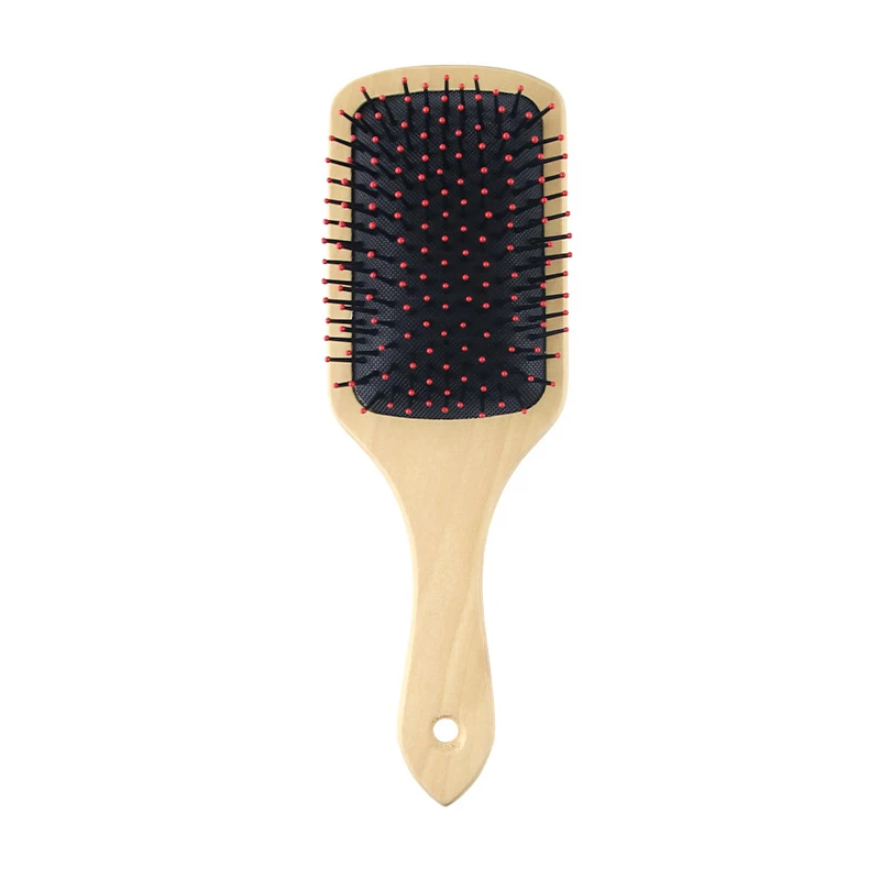 2024 New Style degradable Fashion Nature Bamboo/Wooden long hair for women thick curly hair Hair Brush scalp Massage Comb