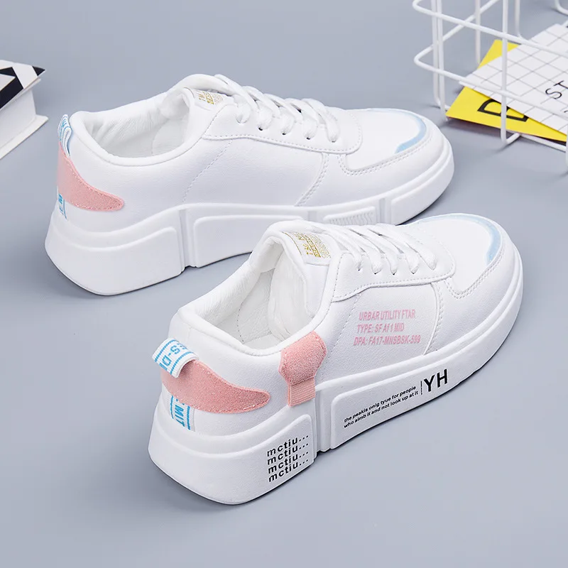 Оптовая продажа, Новое поступление, удобная Легкая белая повседневная спортивная обувь, женские модные кроссовки