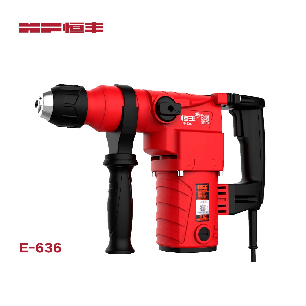 HEFUN E636 Rotary hammer drill 2 Functions, rotation & hammering, hammering 1200W