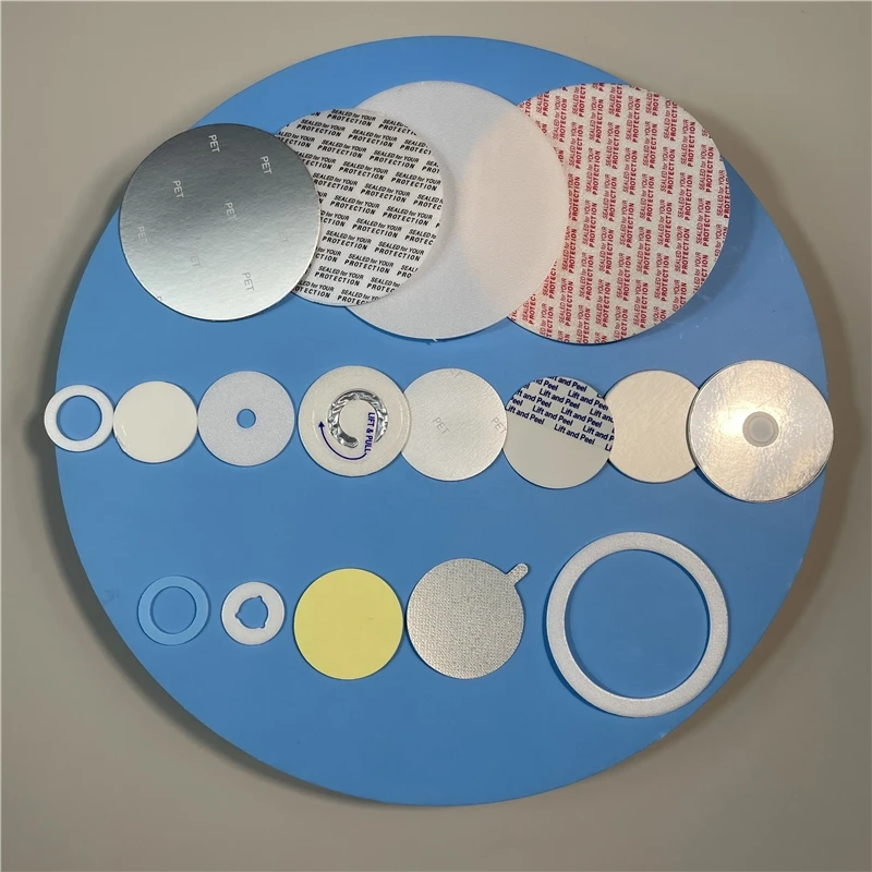 Food Grade Self Adhesive Pressure Sensitive Foam Seal Liner For Cap Seals Lids
