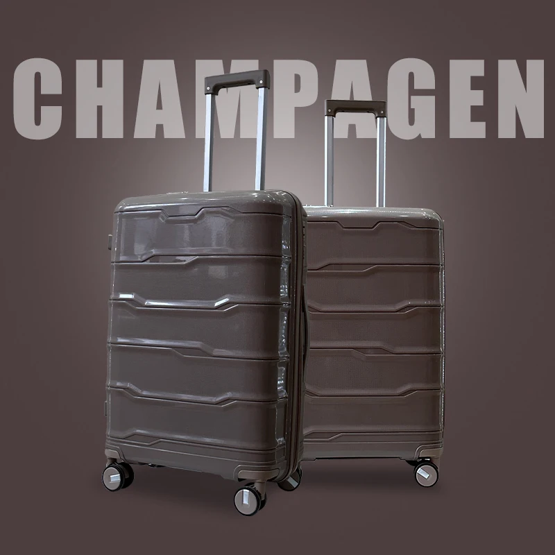 Marksman New Arrival Unisex Aluminium Alloy Luggage Hot Style Custom Airport Bag with TSA Lock and Spinner Caster PP Material