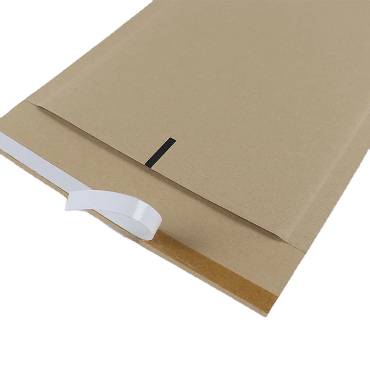 Eco Friendly Recycle Custom Courier Bag Delivery Corrugated Paper Envelope Shipping Packaging Bags Paper Padded Mailer