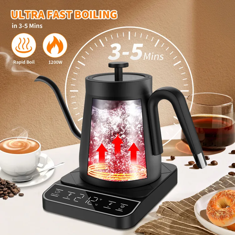 110v kettle stainless steel temperature controlled pot