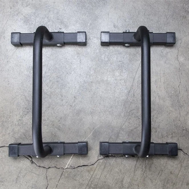 Wellshow Sport push-up Stand Parallettes 12x24 дюйма Нескользящая со встроенной ручкой