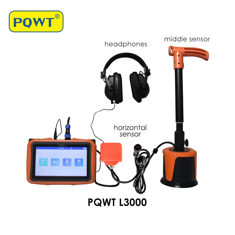 PQWT L7000 уличные водопроводные инструменты для внутреннего ремонта подземный и настенный детектор утечки воды в трубопроводе
