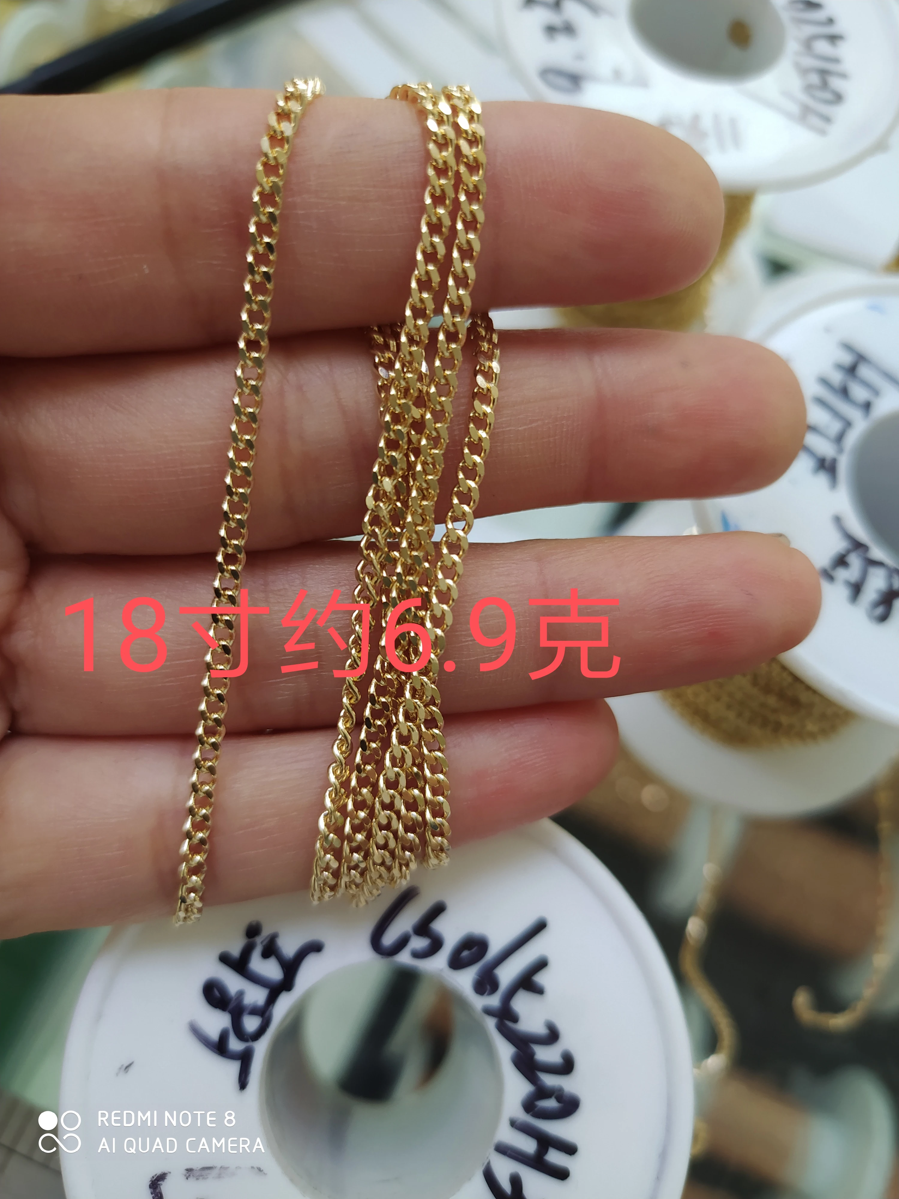Miami Cuban Link Chain 14K Soild Gold Necklace Custom Gold Chain 18k for Men