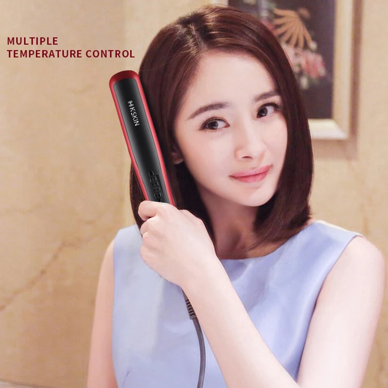 KSKIN new design private label ceramic coating hair straightener