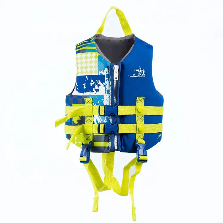 2022 New Fashion Wholesale Custom Neoprene Impact Surfing Life  Vest Kids Life Jacket Watersports Swimming