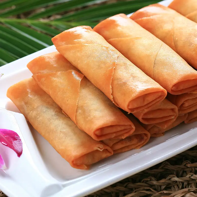Замороженные Спринг-роллы IQF жареные продукты быстрого приготовления оптом замороженные вегетарианские кулинарные Хрустящие