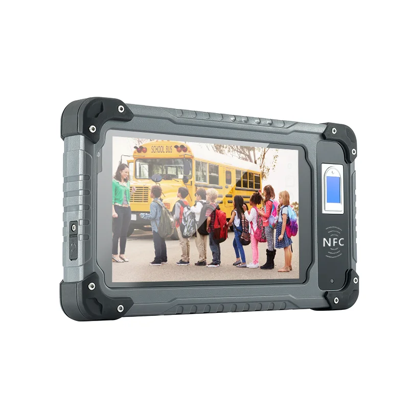 Огромная скала B70 промышленный Прочный планшетный ПК с системой андроида ПК компьютер 7 дюймов промышленный КПК сканер отпечатков пальцев nfc теги посещаемость времени