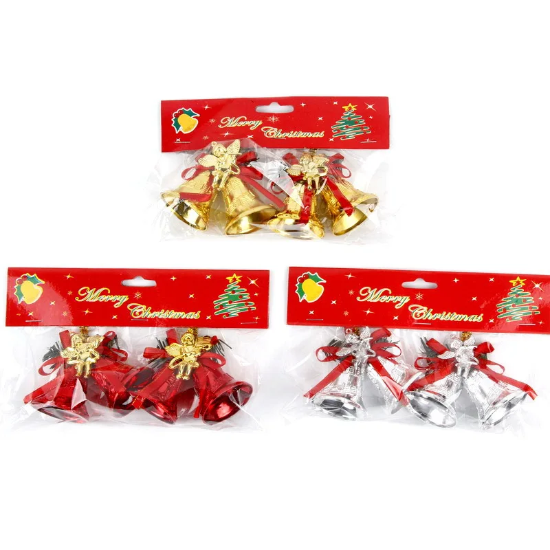 decoration plastic Bell accessories net clock festival decorative ornaments Christmas tree decorations wholesale