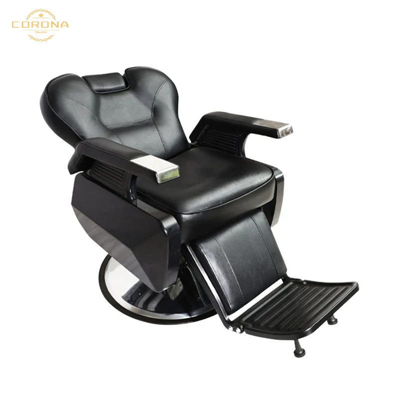 Wholesale Prsofesional Men All Black Barber Chair Frame Takara Belmont Salon Hairdressing Barber Chairs