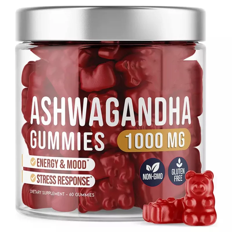 Индивидуальная Марка Ashwagandha жевательные конфеты добавки с экстрактом корня расслабляйтесь хороший сон