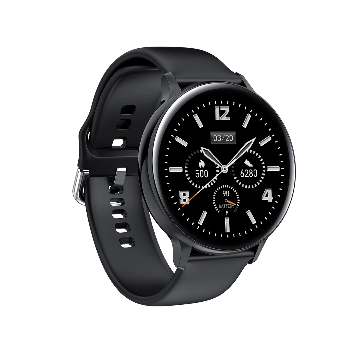 Lite Guardian HT-811 Smart Watch Fitness Watch Round with Heart Rate Pedometer Android IOS