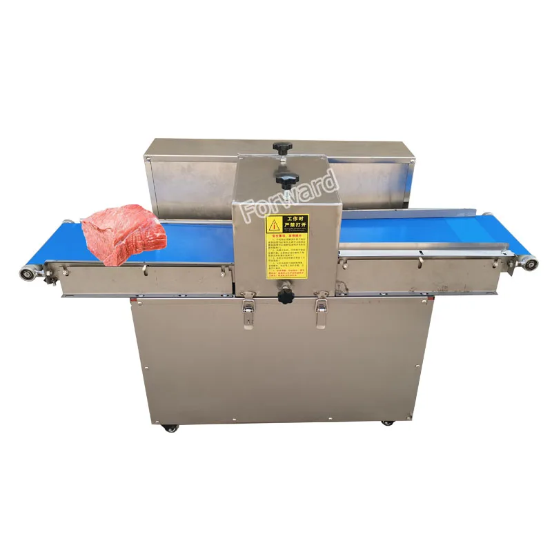 Industrial fresh beef chicken mutton meat slicer cutting machine Horizontal frozen meat slicer machine For 3.5mm-40mm Thickness