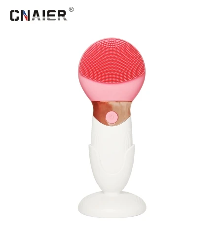 AE-616 CNAIER Handheld Electric Silicone Facial Cleanser Waterproof Skin Cleansing Brush