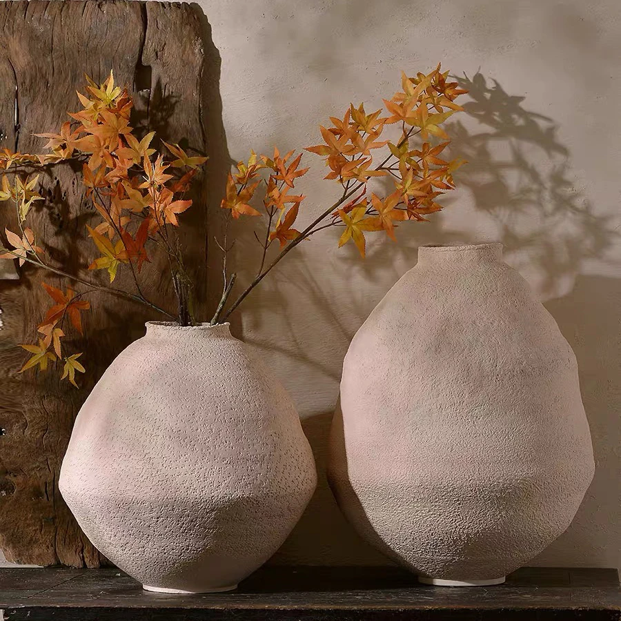 New arrival home tabletop decoration ornament vase modern terracotta ceramic flower vases for decor