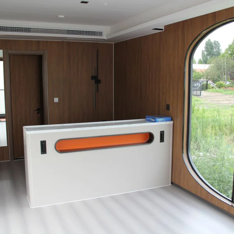 Luxury Portable Mobile Home Stay Resort Building Ready To Ship Prefab Vessel Capsule Cabin Holiday House