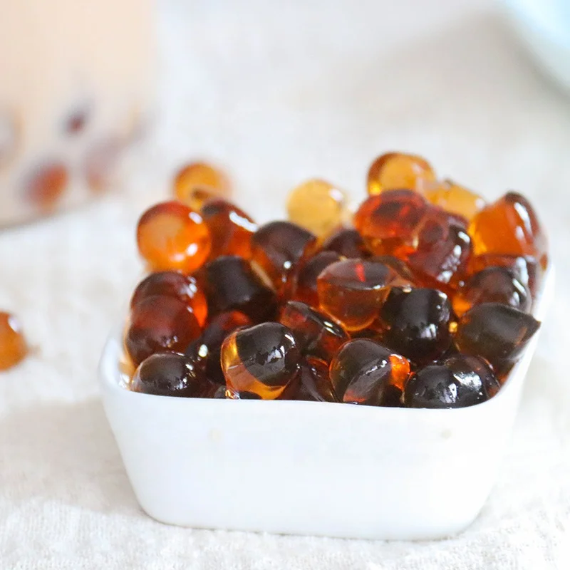 wholesale brown sugar taste konjac jelly for milk tea