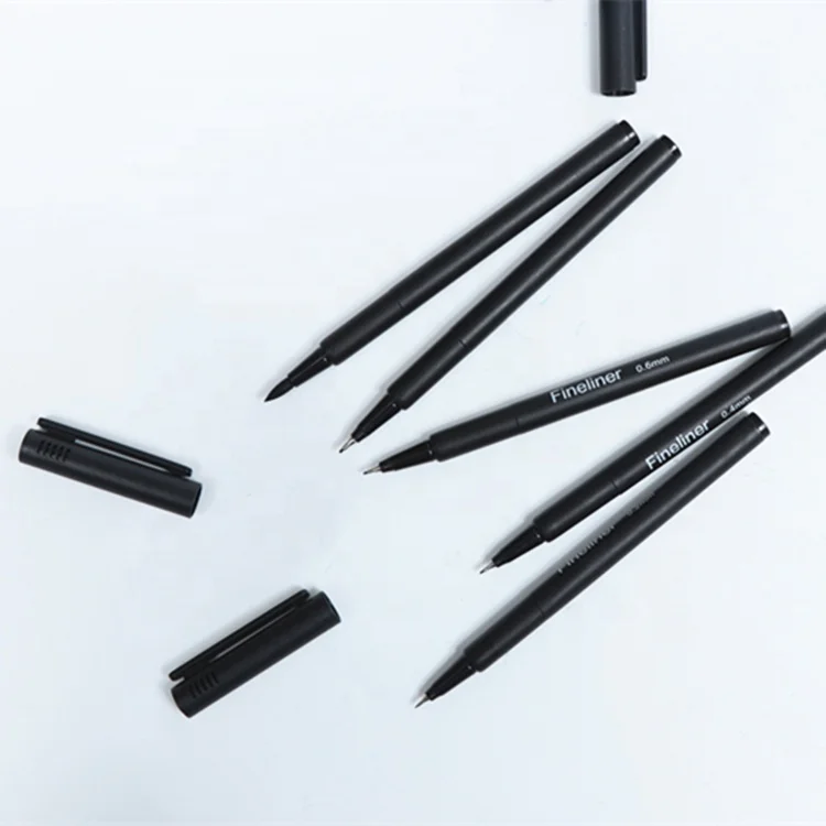 
0.2 /0.4/0.6/1.0/3.0mm colorful fineliner marker pen, Fine line drawing,color fineline marker set 